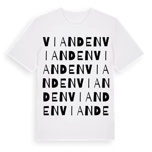 Vianden ordlek t-shirt – ekologisk bomull t-shirt från Pinshirt