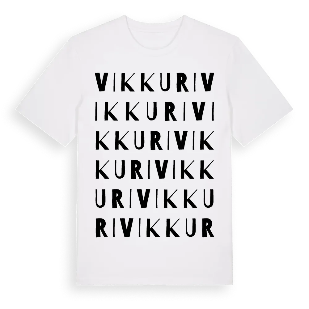 Vikkuri ordlek t-shirt i miljö