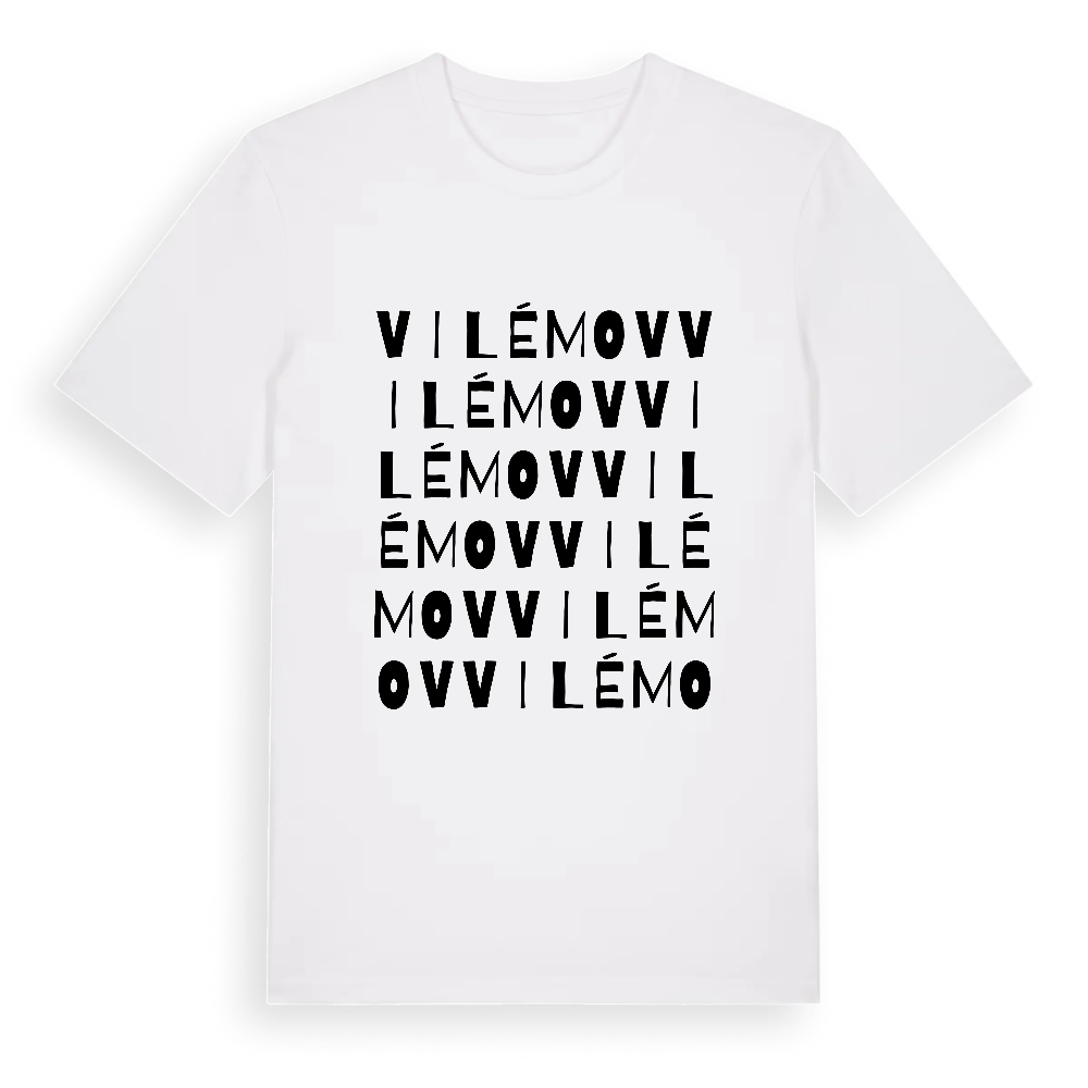 Vilémov ordlek t-shirt – White, i miljö
