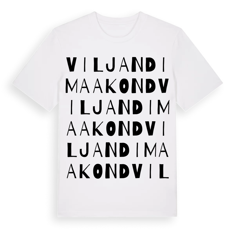 Viljandi maakond ordlek t-shirt – White, i miljö