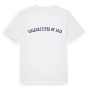 Villamanrique de Tajo college t-shirt – ekologisk bomull t-shirt från Pinshirt