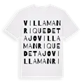 Villamanrique de Tajo ordlek t-shirt