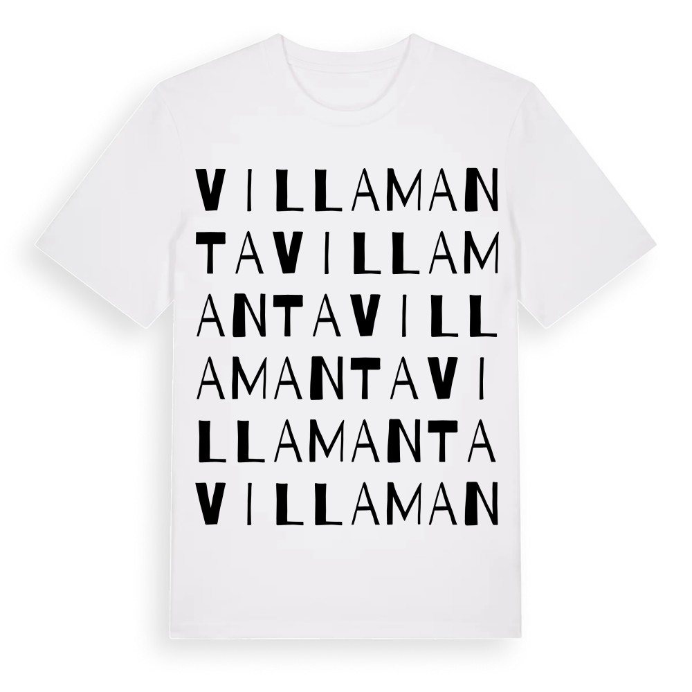 Villamanta ordlek t-shirt – White, i miljö