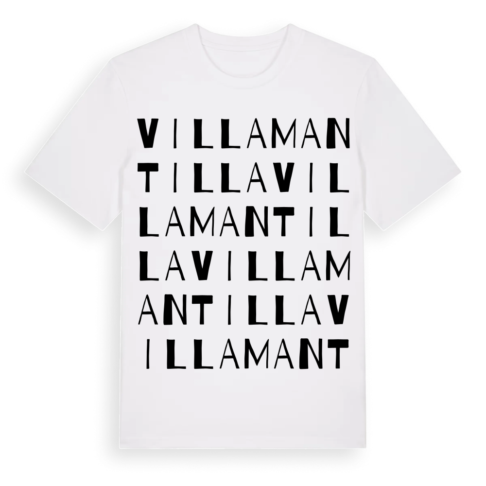 Villamantilla ordlek t-shirt – White, i miljö