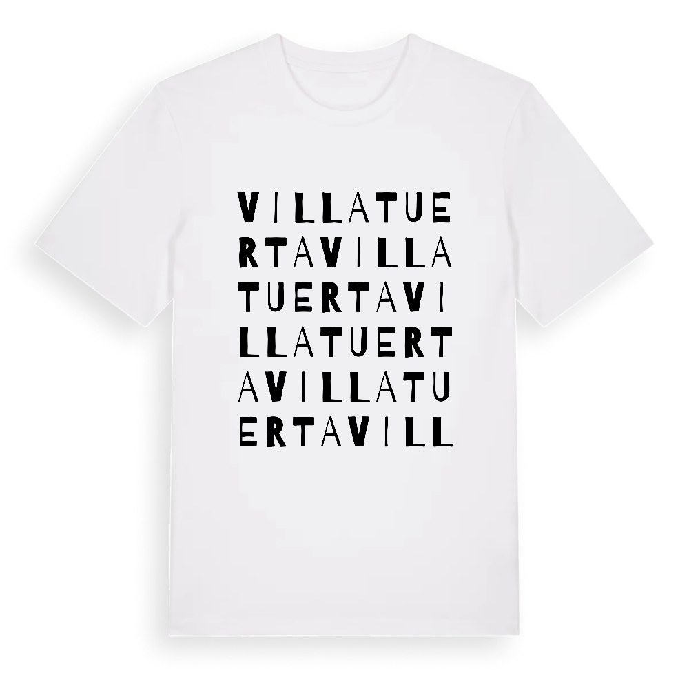 Villatuerta ordlek t-shirt – White, i miljö