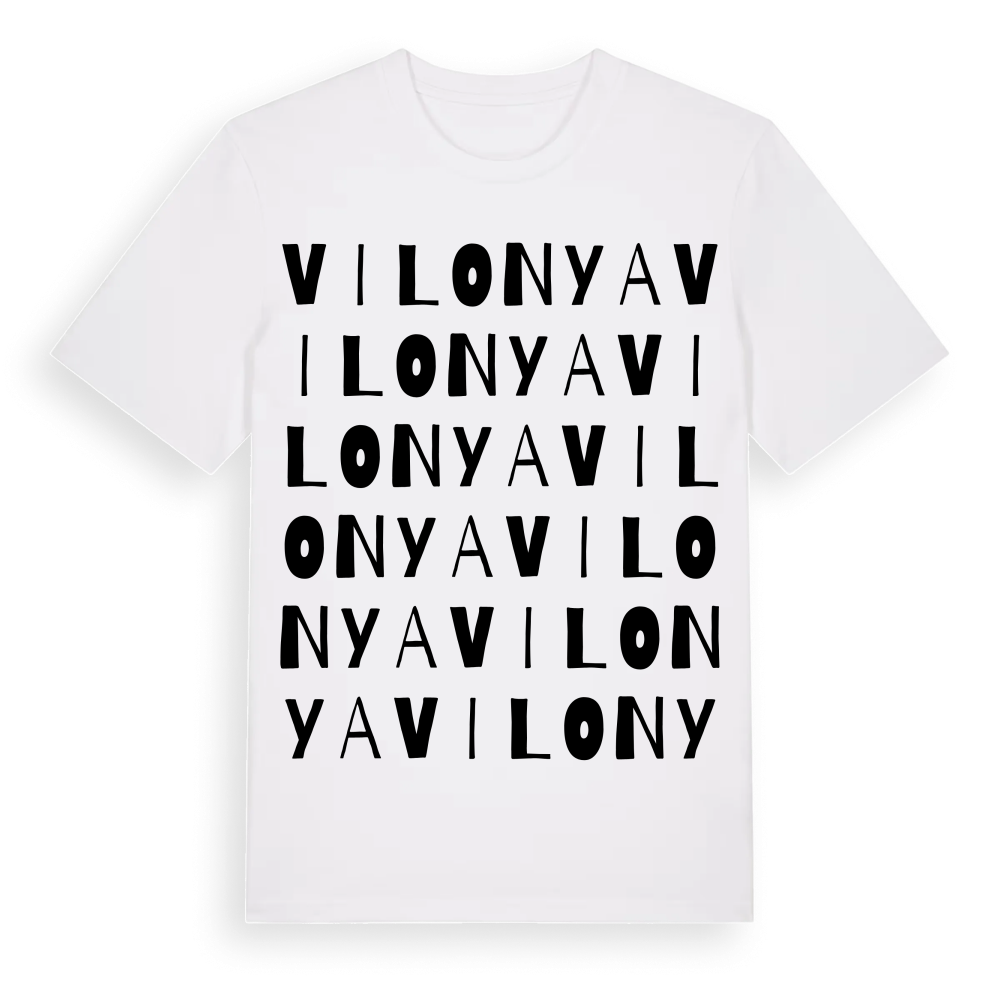 Vilonya ordlek t-shirt – White, i miljö