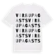 Virbu pagasts ordlek t-shirt