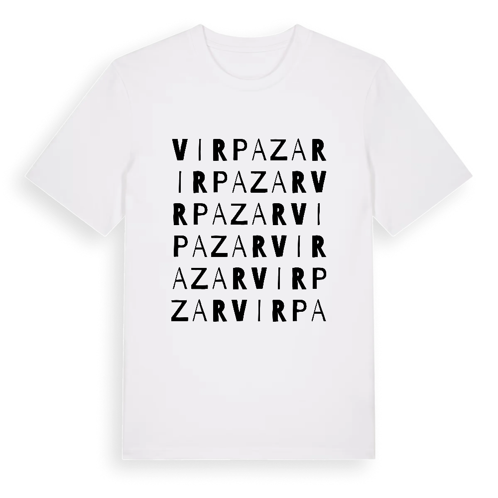 Virpazar ordlek t-shirt – White, i miljö