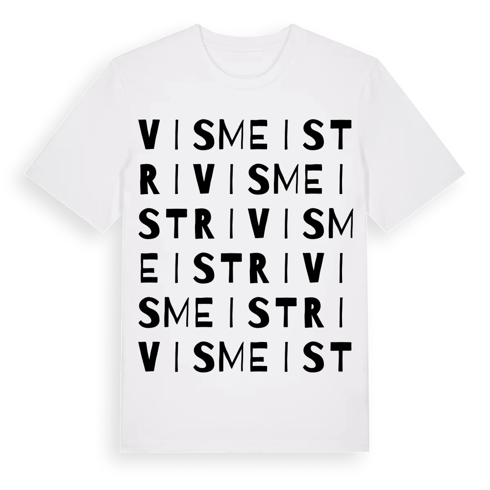 Vismeistri ordlek t-shirt – White, i miljö