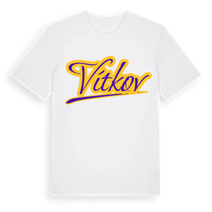 Vítkov baseball t-shirt – ekologisk bomull t-shirt från Pinshirt