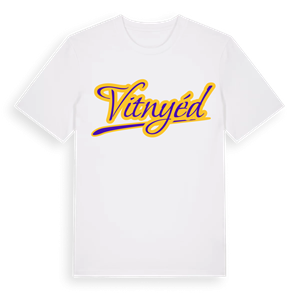 Vitnyéd baseball t-shirt – ekologisk bomull t-shirt från Pinshirt