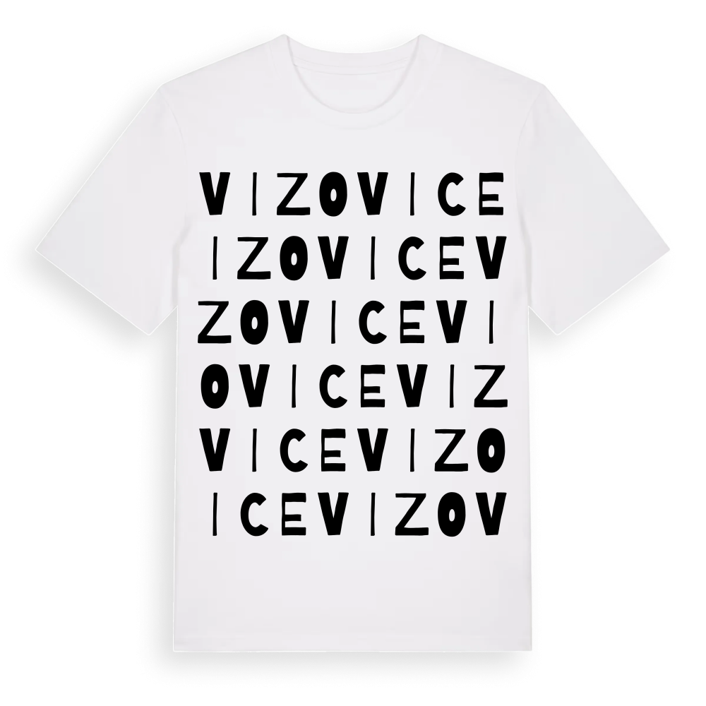 Vizovice ordlek t-shirt – White, i miljö