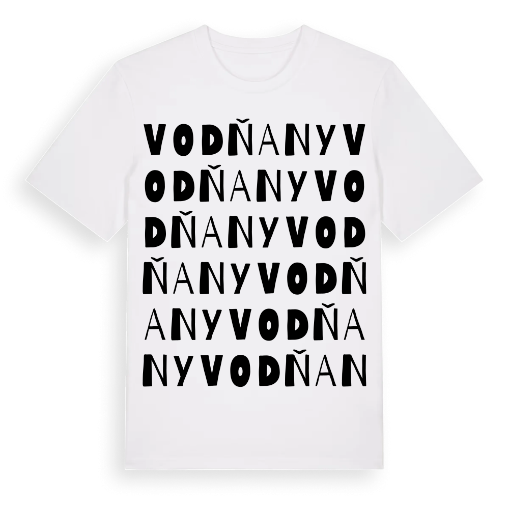 Vodňany ordlek t-shirt – White, i miljö