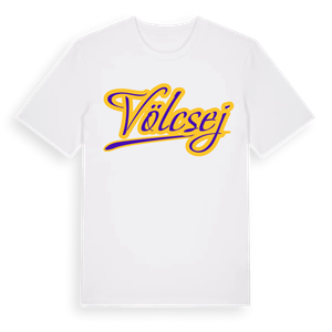 Völcsej baseball t-shirt – ekologisk bomull t-shirt från Pinshirt