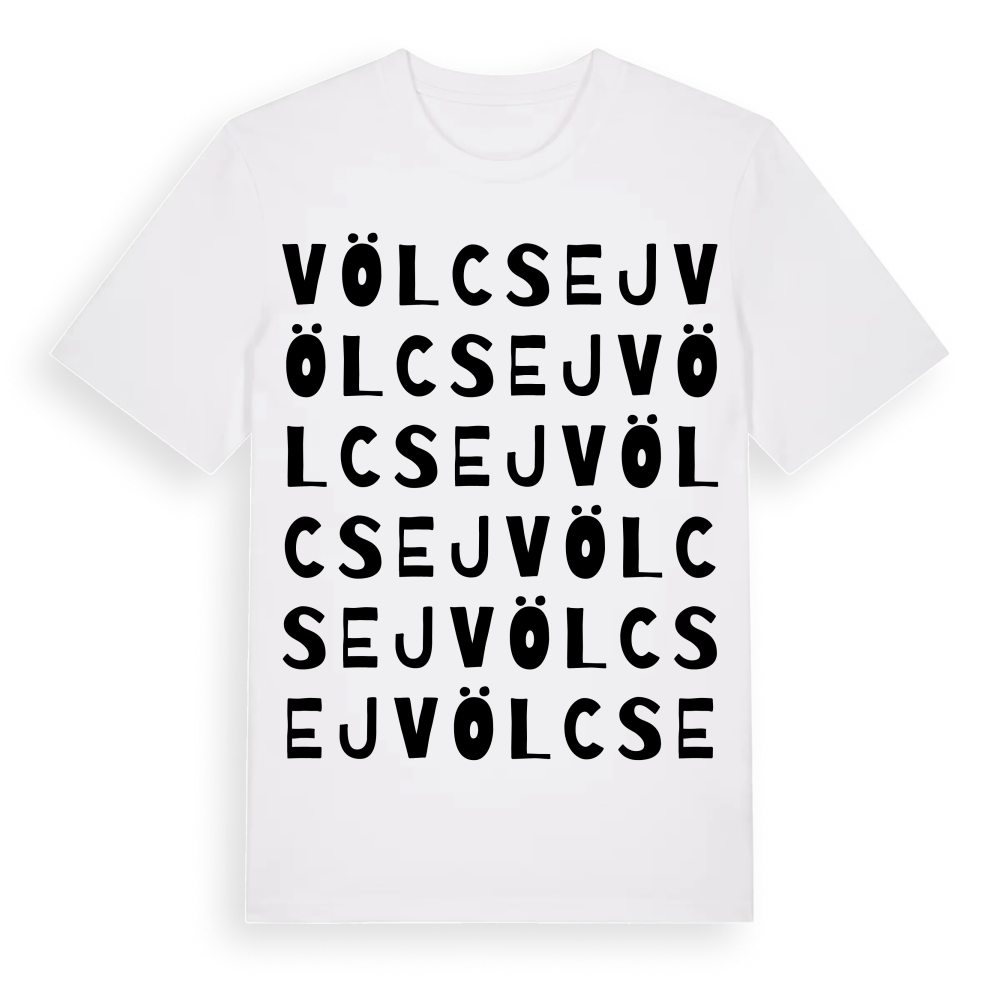Völcsej ordlek t-shirt – White, i miljö