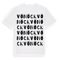 Vönöck ordlek t-shirt