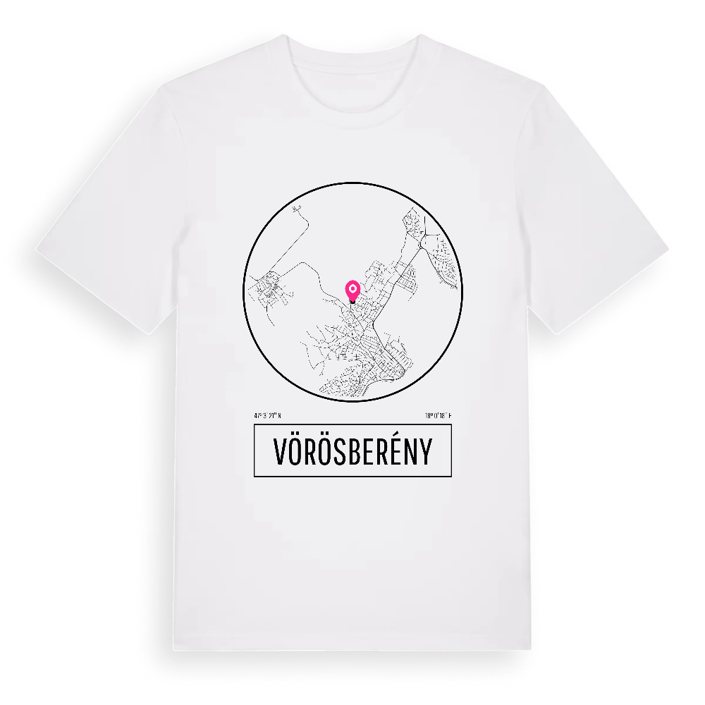 Vörösberény t-shirt – White, i miljö