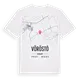Vöröstó karta t-shirt