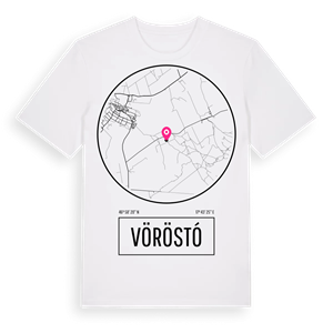 Vöröstó t-shirt – ekologisk bomull t-shirt från Pinshirt