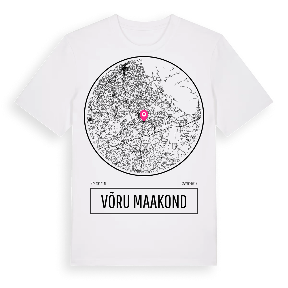 Võru maakond t-shirt – White, i miljö