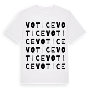 Votice ordlek t-shirt – ekologisk bomull t-shirt från Pinshirt
