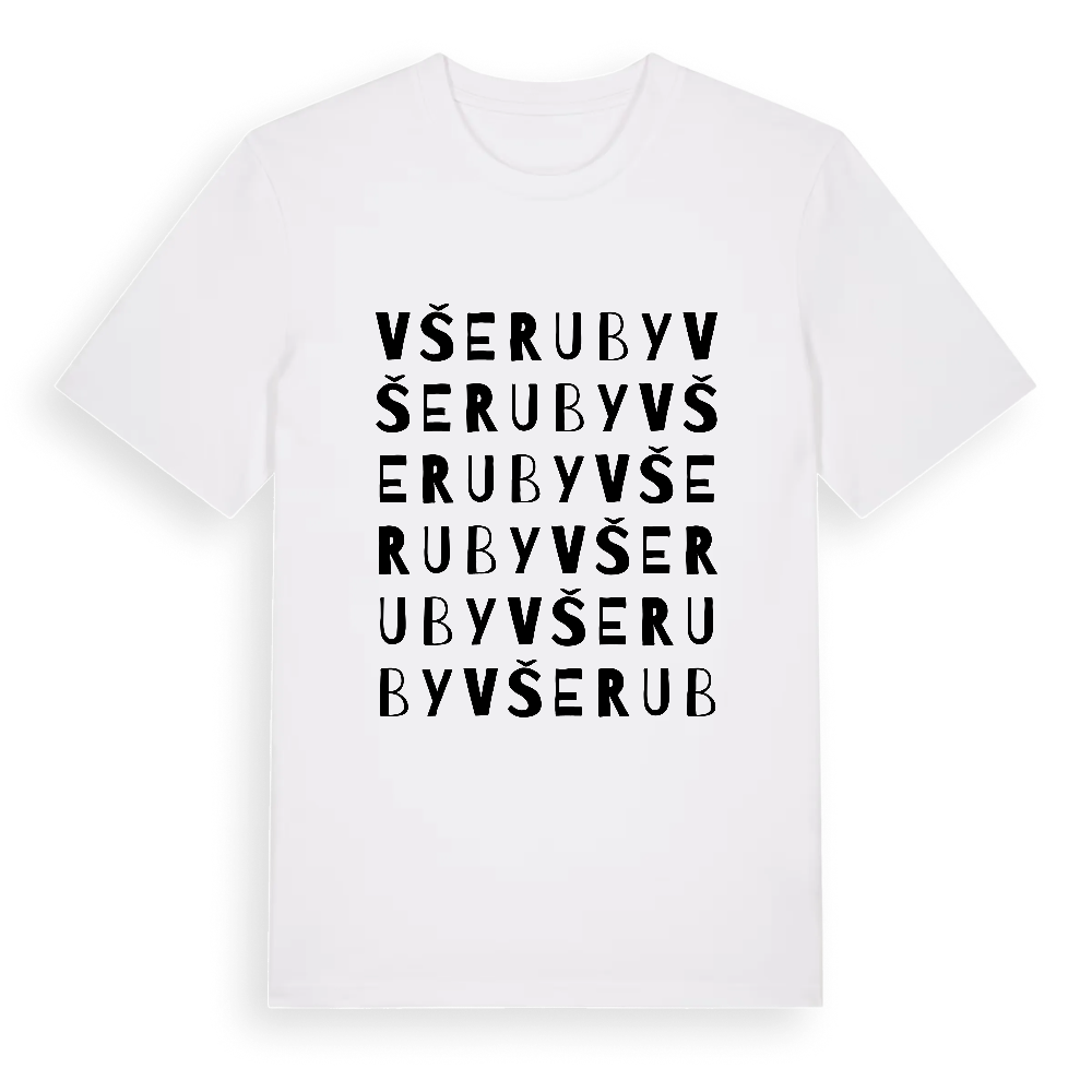 Všeruby ordlek t-shirt – White, i miljö