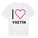 Jag älskar Vsetín t-shirt stort tryck