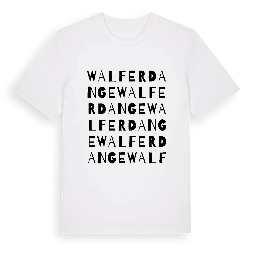 Walferdange ordlek t-shirt – White, i miljö