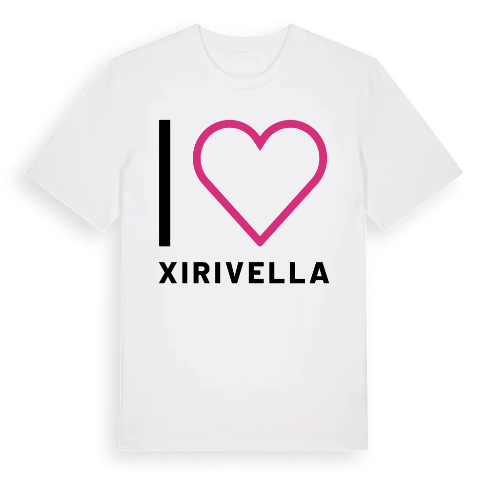 Jag älskar Xirivella t-shirt stort tryck – White, i miljö