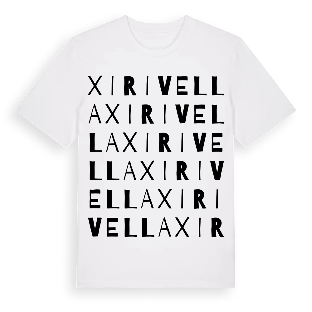 Xirivella ordlek t-shirt – White, i miljö