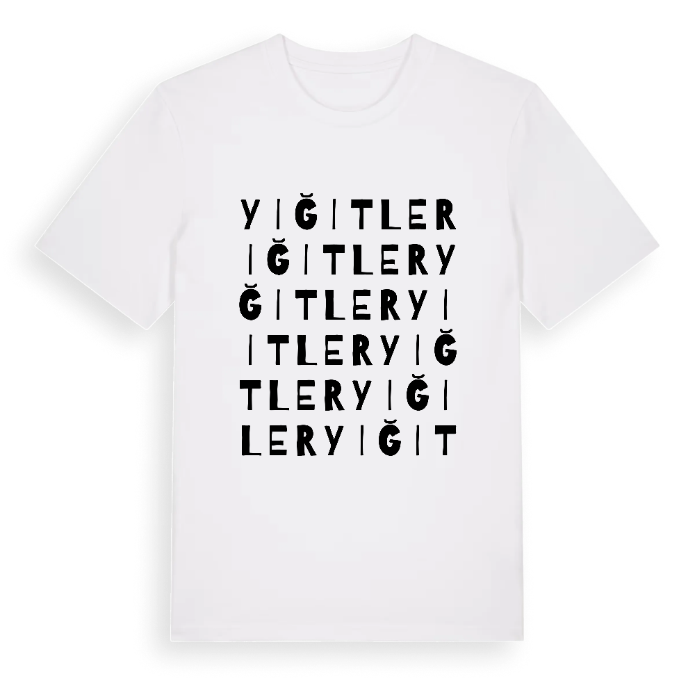 Yiğitler ordlek t-shirt – White, i miljö