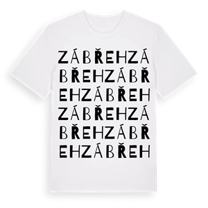 Zábřeh ordlek t-shirt – ekologisk bomull t-shirt från Pinshirt