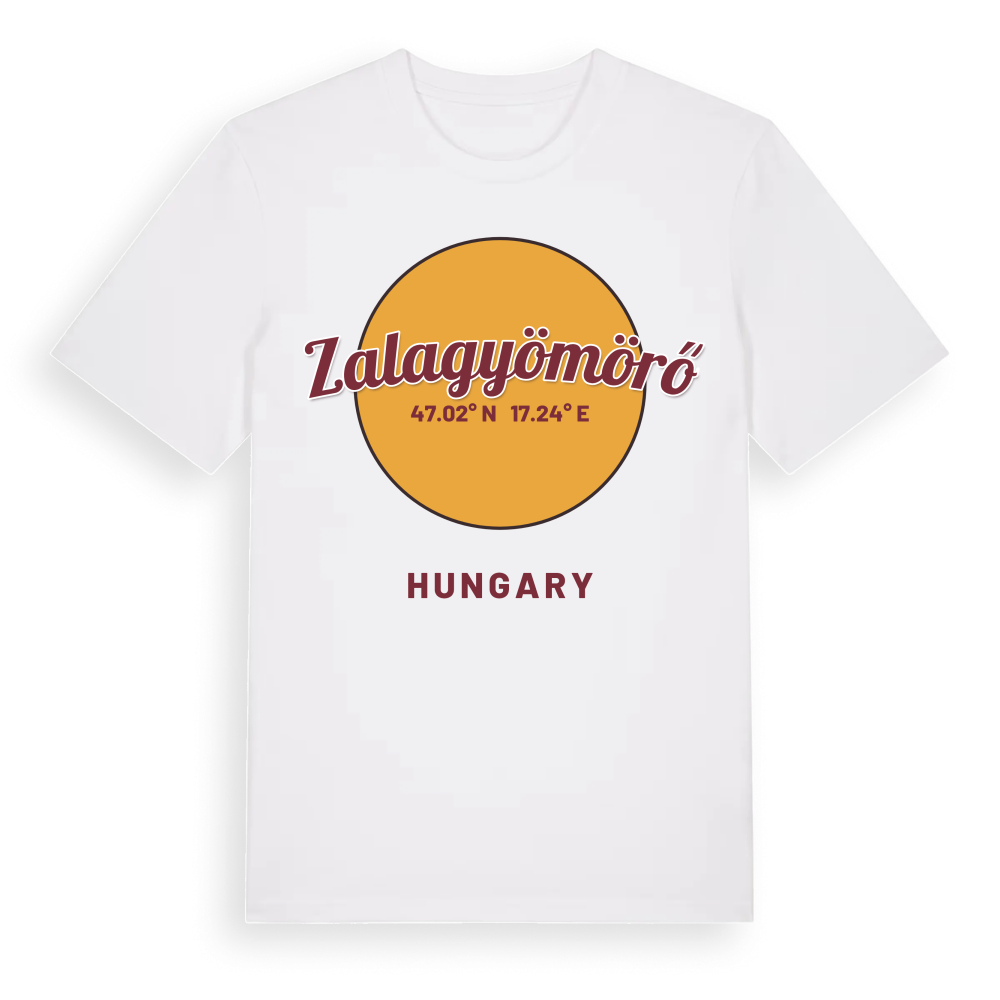 Zalagyömörő cirkel t-shirt – White, i miljö