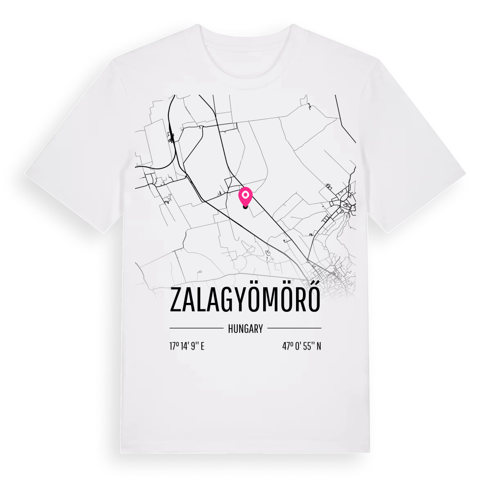 Zalagyömörő karta t-shirt – White, i miljö
