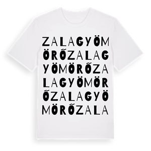 Zalagyömörő ordlek t-shirt – ekologisk bomull t-shirt från Pinshirt