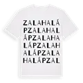 Zalahaláp ordlek t-shirt
