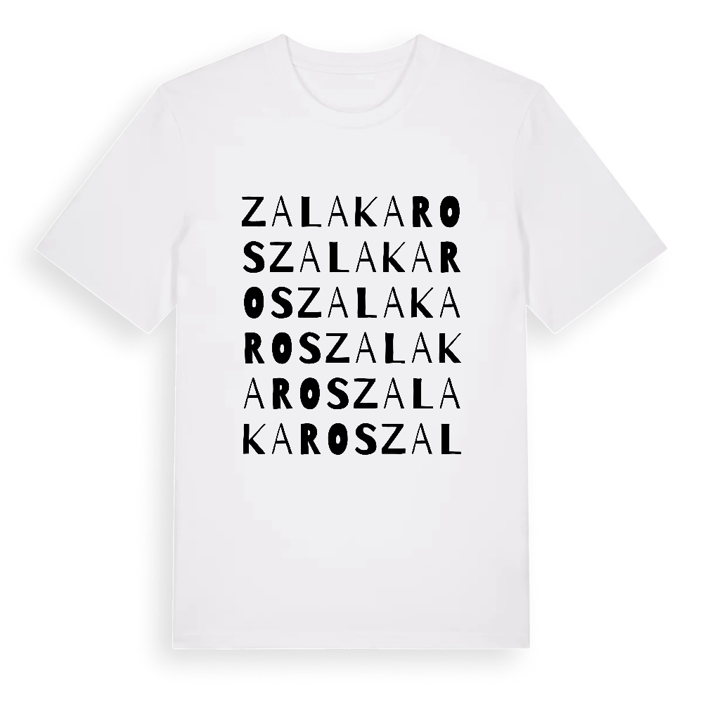 Zalakaros ordlek t-shirt – White, i miljö