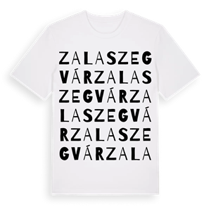 Zalaszegvár ordlek t-shirt – ekologisk bomull t-shirt från Pinshirt