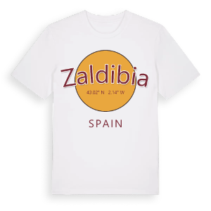 Zaldibia cirkel t-shirt – ekologisk bomull t-shirt från Pinshirt