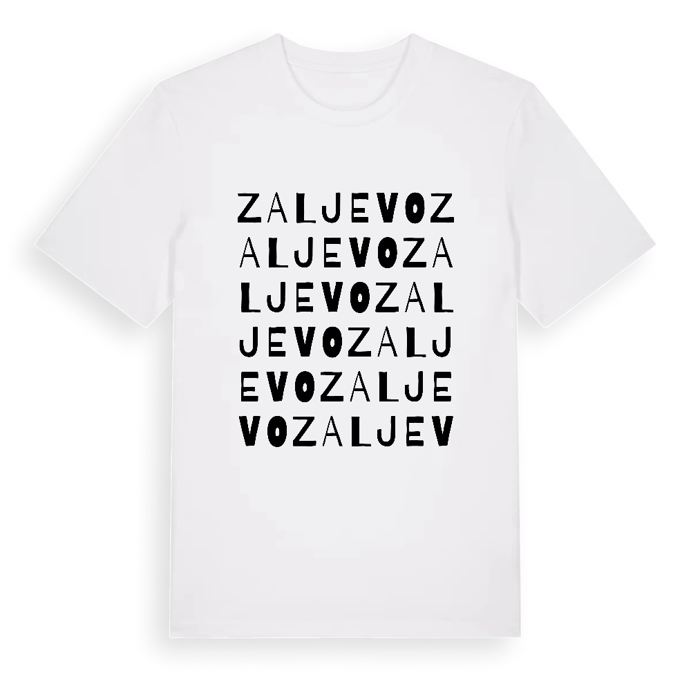 Zaljevo ordlek t-shirt – White, i miljö