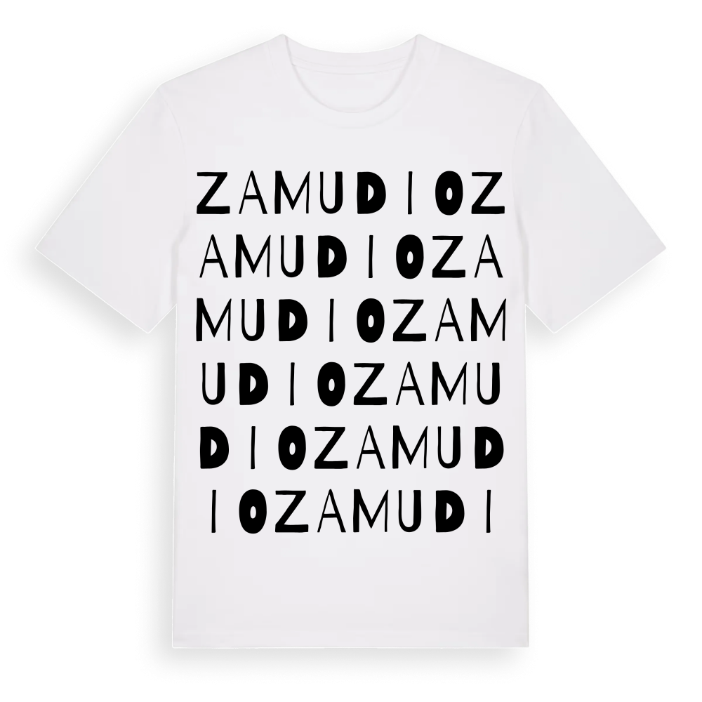 Zamudio ordlek t-shirt – White, i miljö