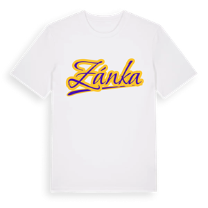 Zánka baseball t-shirt – ekologisk bomull t-shirt från Pinshirt