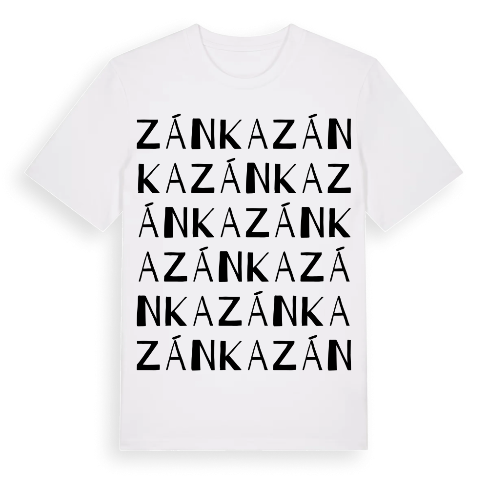 Zánka ordlek t-shirt – White, i miljö