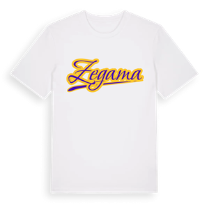 Zegama baseball t-shirt – ekologisk bomull t-shirt från Pinshirt