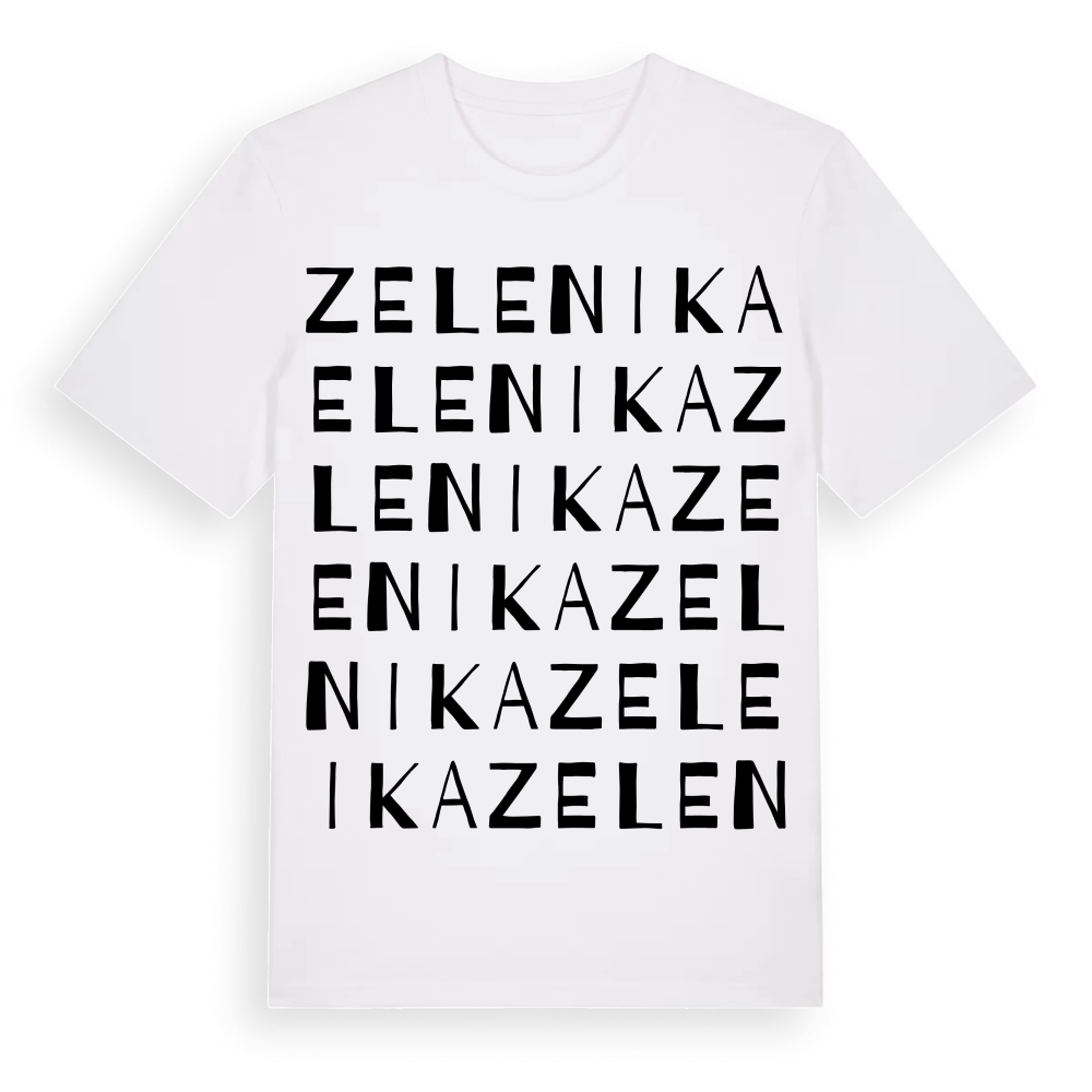 Zelenika ordlek t-shirt – White, i miljö