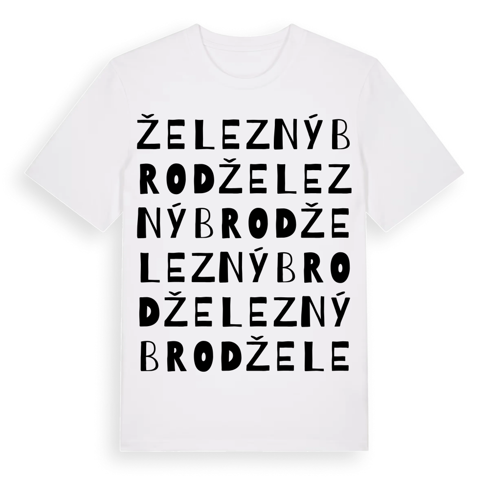 Železný Brod ordlek t-shirt – White, i miljö