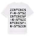 Zentenes pagasts ordlek t-shirt