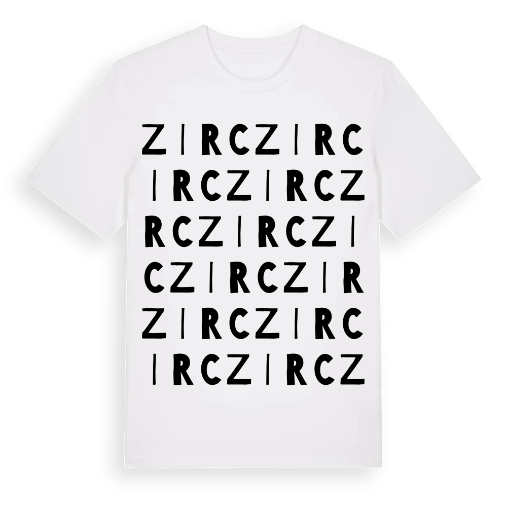 Zirc ordlek t-shirt – White, i miljö
