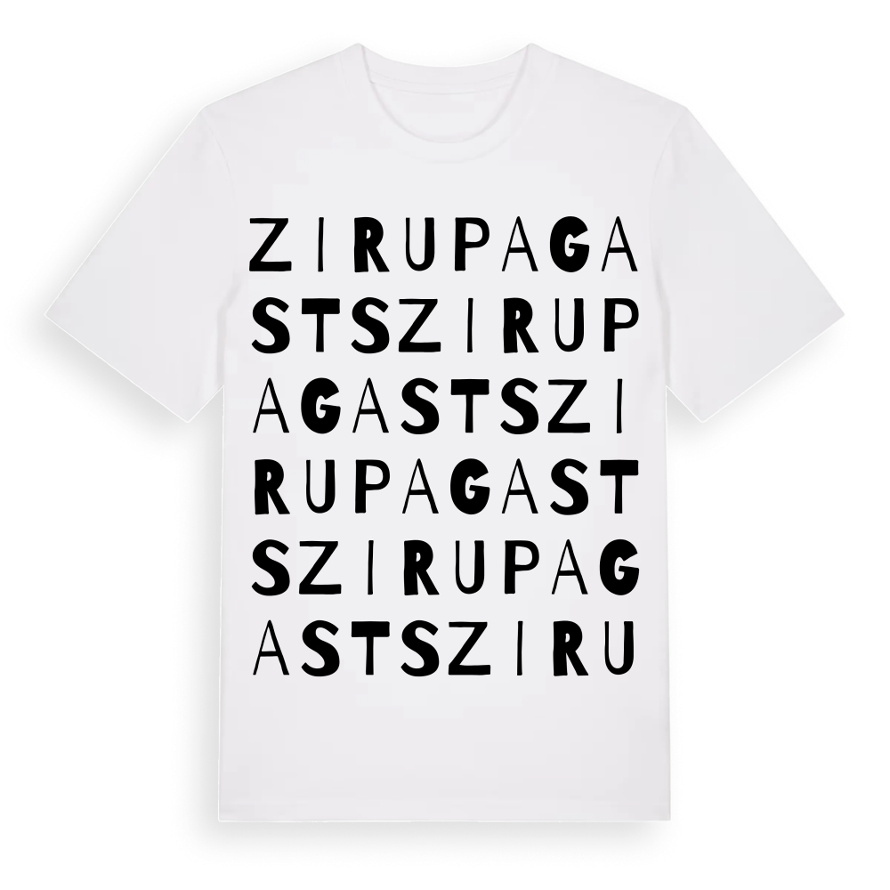 Ziru pagasts ordlek t-shirt – White, i miljö