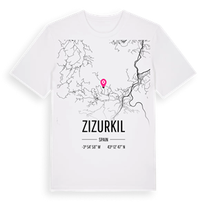 Zizurkil karta t-shirt – ekologisk bomull t-shirt från Pinshirt